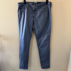NWT AG Adriano Goldschmied Legging Ankle Super Skinny Pants Jeans 32 Sateen $188